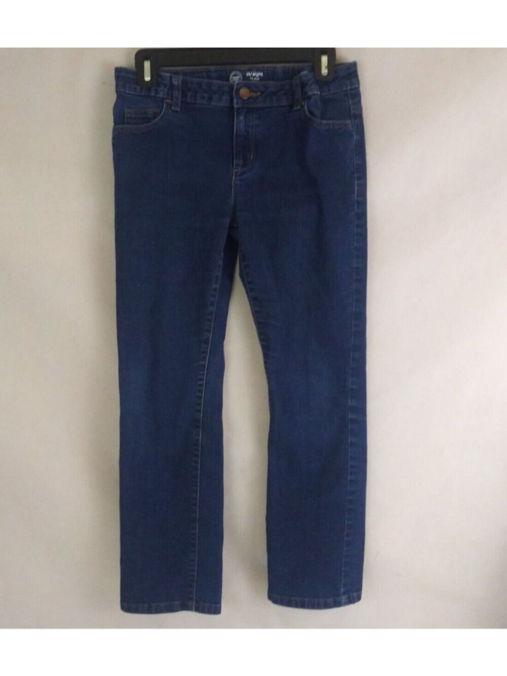 Wonder Nation Dark Wash Straight Leg Girls Jeans Size 12 Plus